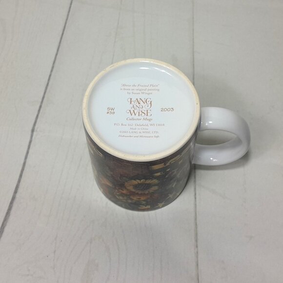 Land And Wise Mug Coffee Cup 2003 Above The Fruited Plain SW#39 Susan Winget Art - Picture 7 of 10